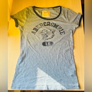 Abercrombie & Fitch Light Blue Tee. Rare